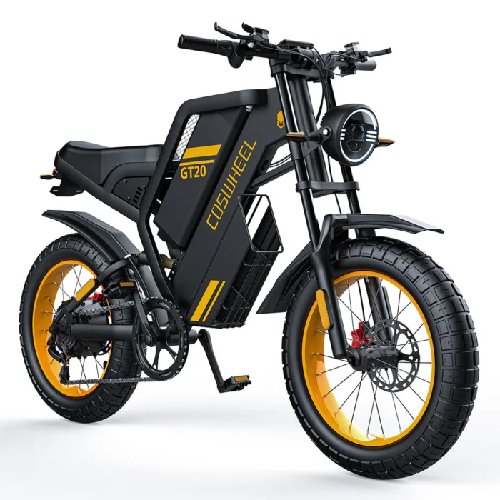 COSWHEEL GT20 | Vélo électrique urbain tout-terrain 20” Fat Bike | Autonomie 90 km