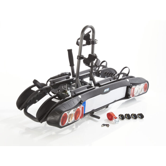 Porte-vélos sur attelage MOTTEZ Zeus-V2 A028P2 pour 2 vélos électriques