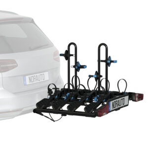 Porte-vélos sur attelage NORAUTO DECK 200-4 pour 4 vélos