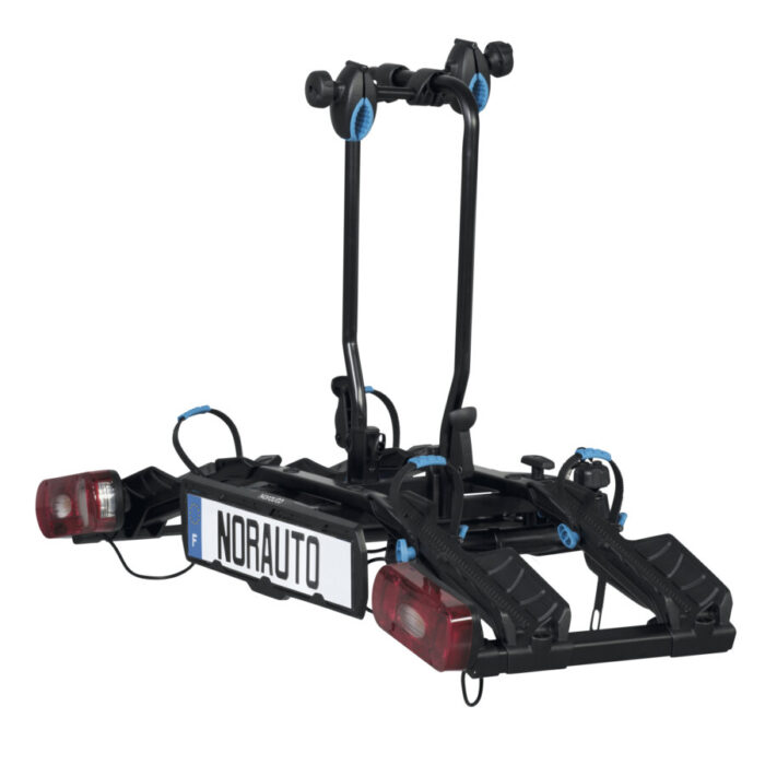 Porte-vélos sur attelage NORAUTO E-FIT 100-2 pour 2 vélos compatible vélo électrique