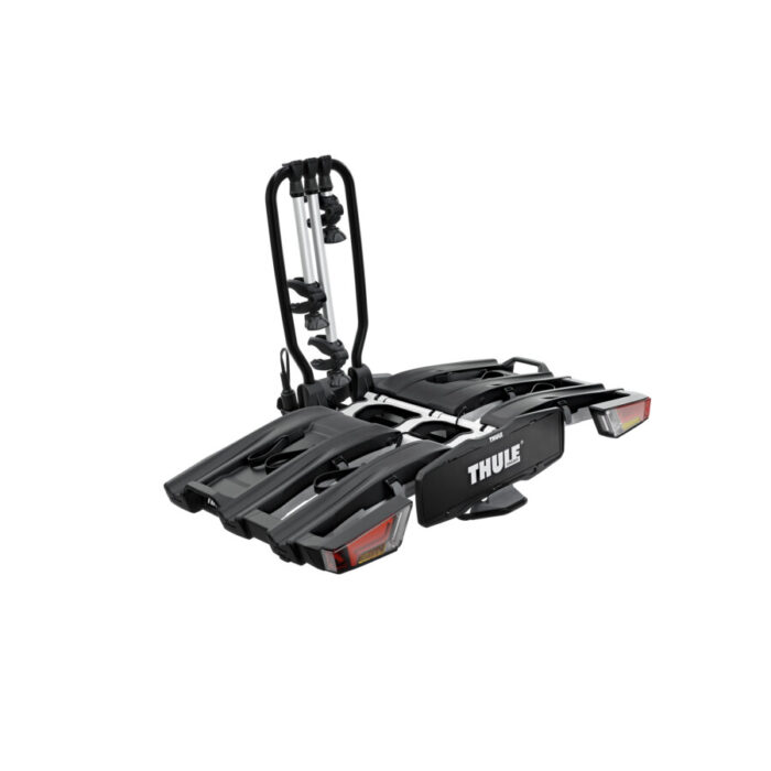 Porte-vélos sur attelage THULE Easyfold XT 934 pour 3 vélos compatible vélos électriques Porte-vélos sur attelage THULE Easyfold XT 934 pour 3 vélos compatible vélos électriques
