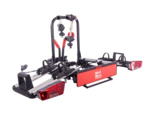 Porte-vélos plateforme sur boule d'attelage Mont Blanc SAREK compatible E-bike