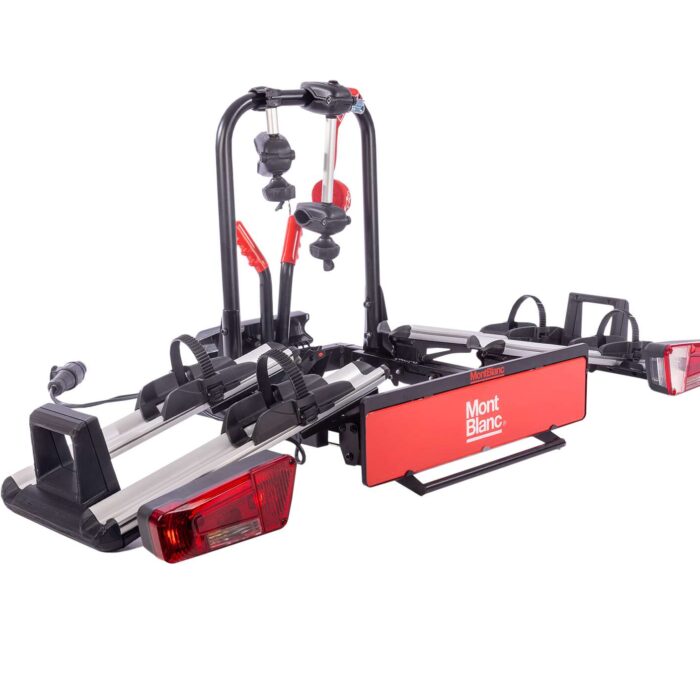 Porte-vélos plateforme sur boule d'attelage Mont Blanc SAREK compatible E-bike Porte-vélos plateforme sur boule d'attelage Mont Blanc SAREK compatible E-bike