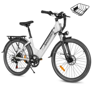 SAMEBIKE RS-A01 Pro-T | Vélo électrique urbain 27.5” | Autonomie 80 km