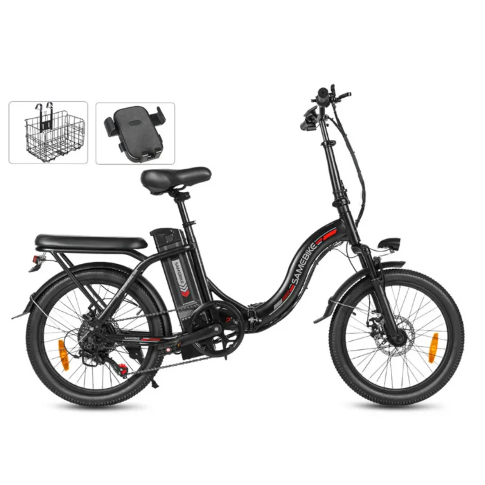 SAMEBIKE CY20 | Vélo électrique pliant 20” urbain | Autonomie 60 km