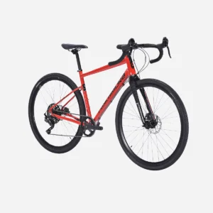 Vélo gravel adulte Nakamura Century 170 Gravel ROUGE